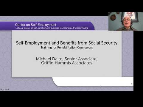 सामाजिक सुरक्षा विकलांगता लाभ और स्वरोजगार कार्य प्रोत्साहन