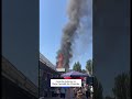 Incendiu puternic la Piața Centrală din Chișinău