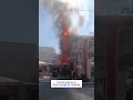 Incendiu puternic la Piața Centrală din Chișinău