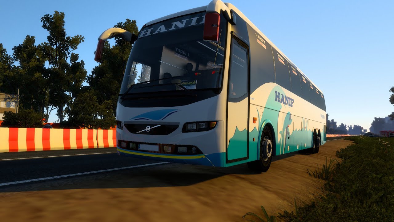 Kolkata to Baranaguli Bus Journey 🚍 | Volvo B9R | Bangladeshi Roads | BSN Bus Simulator Network