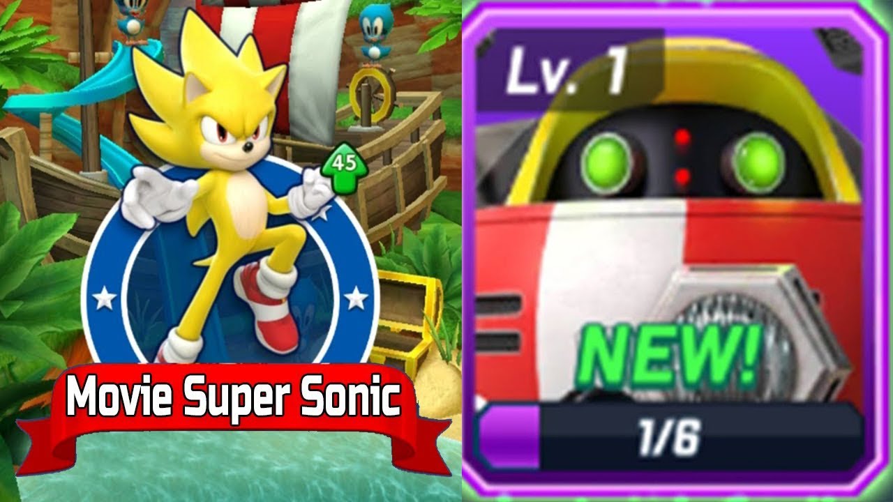 Sonic Dash vs Sonic Forces - Movie Super Sonic vs Gamma All Characters ...