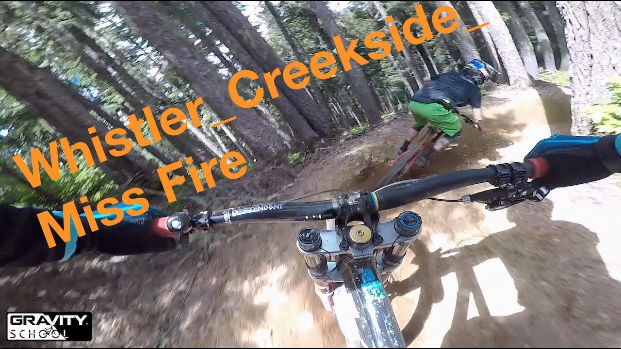 Whistler_Creekside_Miss Fire/What a black trail!