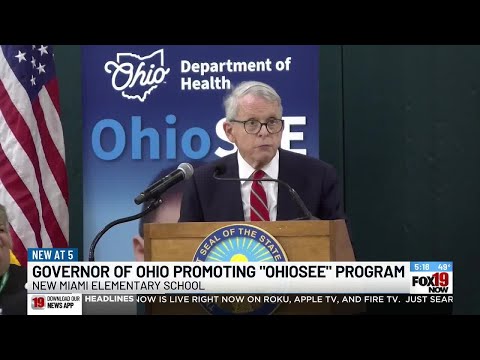 Gov. DeWine promotes "OHIOSEE" program at New Miami Elementary School
