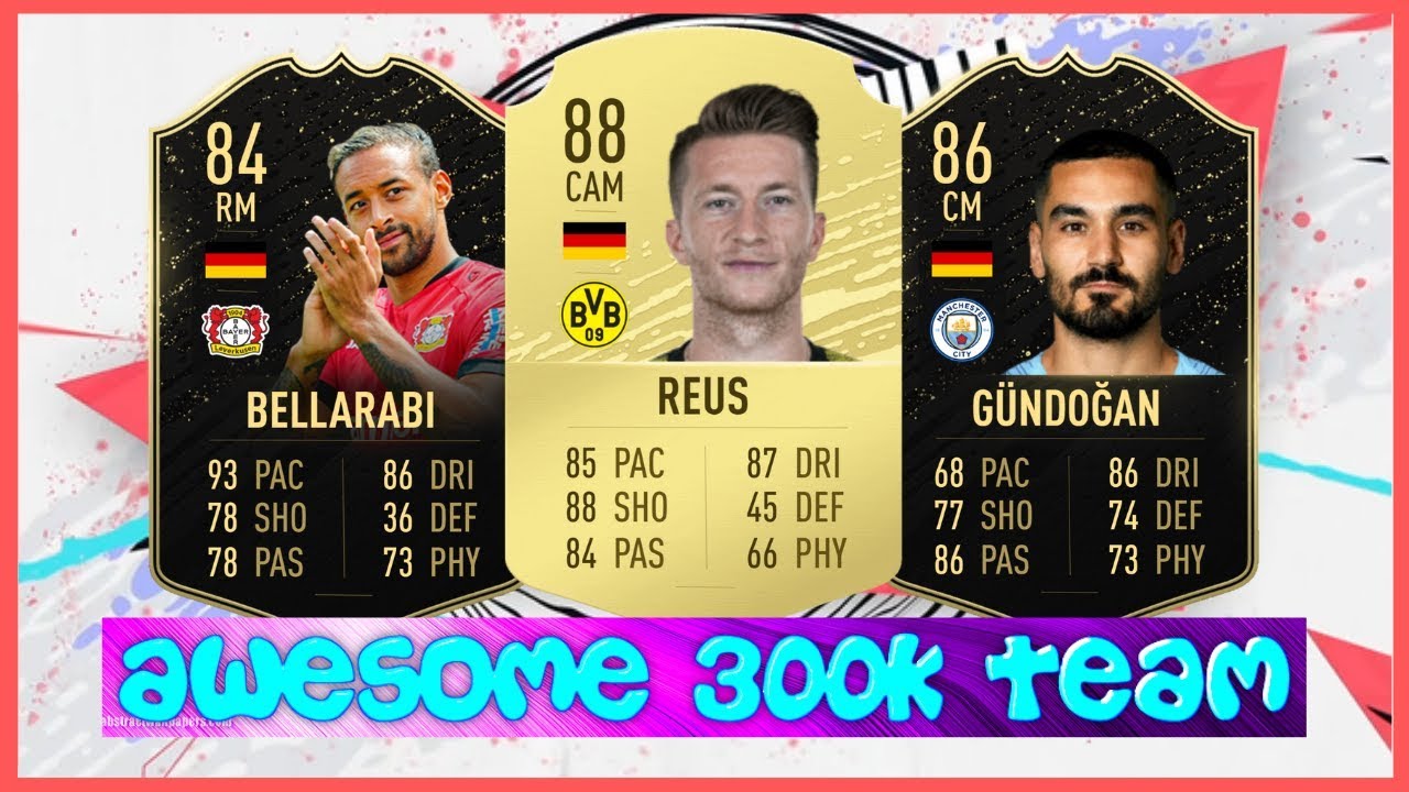 FIFA 20: 300K SQUAD BUILDER | SWEATY 300K TEAM FIFA 20!!