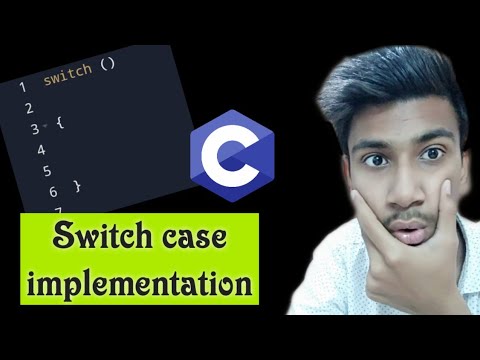 5 - C Language - switch case | Switch Statement in C/C++ | Flowchart Algorithm Source Code of switch