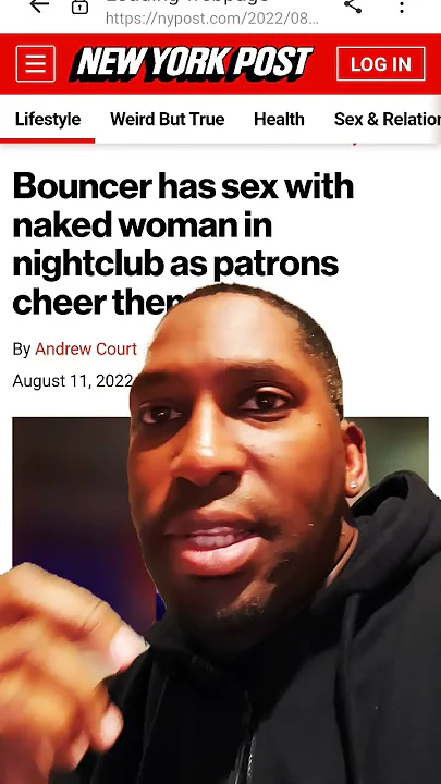 Bouncer gives a Stripper a D**k Down on Nightclub stage (Plus some sloppy top)