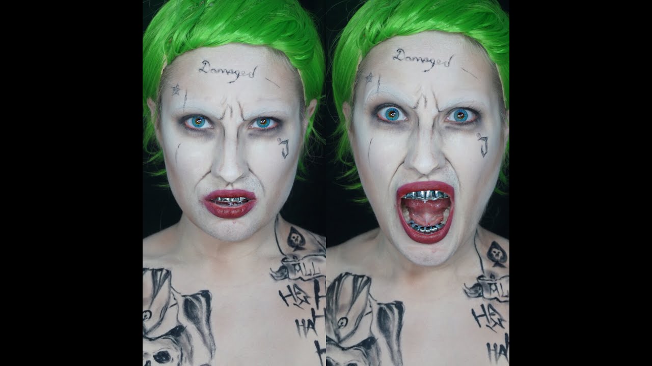 Jared Leto Suicide Squad Joker inspired Tutorial | HeatherEllisMua ...