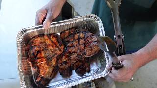 Balsamic Vinegar Pork Chops on the Grill