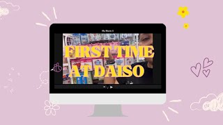 Famous My first time at daiso Wealth