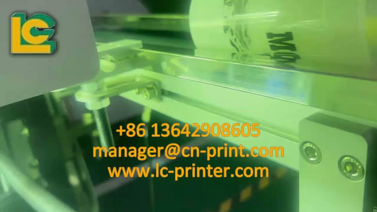 Automatic screen printing machine for plastic cups