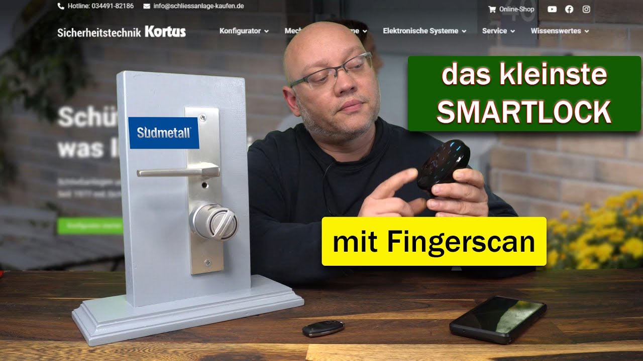 Südmetall ÜTopic Motorschloss - Digitale Schließzylinder - Schlösser -  Sicherheitstechnik Shop