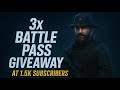 CODM India Live | 3x BP Giveaway at 1.5k subs #shorts #codm #callofdutymobile #gaming #live