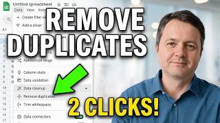 Stop Deleting Duplicates Manually! Remove Duplicate Rows in Google Sheets in 2 Clicks