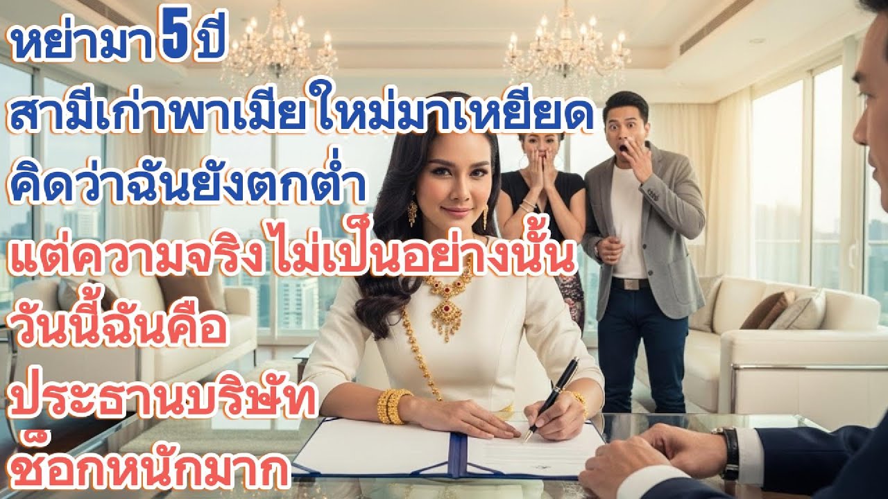 หย่ามา 5 ปี สามีเก่าพาเมียใหม่มาเหยียด แต่เจอฉันเป็นประธานบริษัท! ช็อกหนักมาก