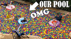 HUGE Swimming Pool Ball Pit