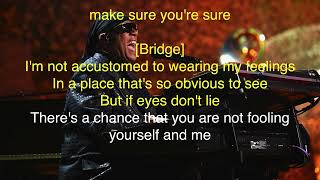 Stevie Wonder Karaoke - Make Sure You're Sure (Karaoke)