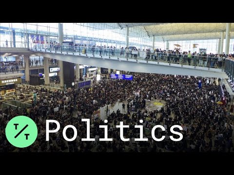 Flight disruptions continue as Hong Kong airport protests enter fifth day