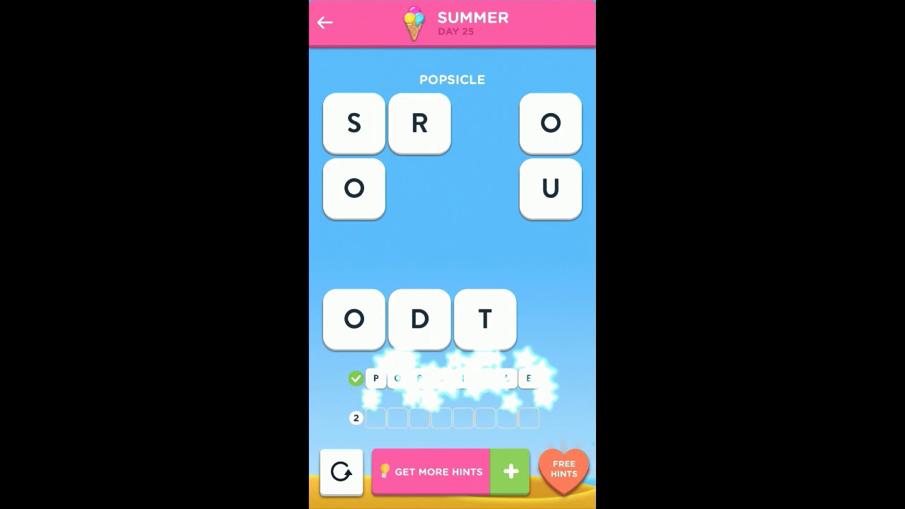 Wordbrain 2 Summer Event July 17 2019 | Wordbrain 2 Spring Day 25