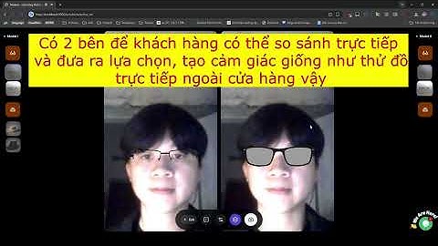 Demo web AR application (try-on) in ecommerce. #uet #k67-uet
