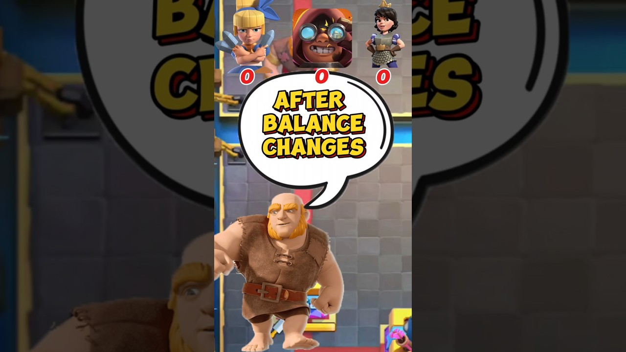 Giant vs all Towers | Who's better in Clash Royale #clashroyale #viralshort #shorts