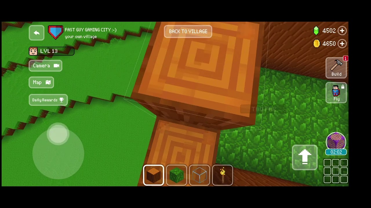 Building A Treehouse In Block Craft 3D 