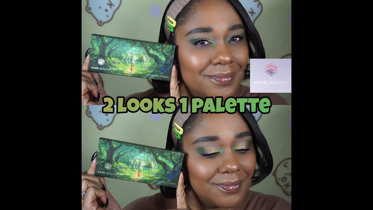 2 LOOKS 1 PALETTE | GAME BEAUTY ADVENTURE PALETTE | CNUTBUTRBEAUTY
