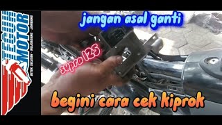 CARA CEK KIPROK SUPRA 125 @TEGUHmotor