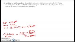 Ross Corporate Finance - 12th Edition Chapter 3   Problem 16