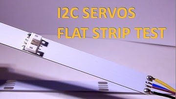 I2C Servo - Flat Strip Bus Prototype