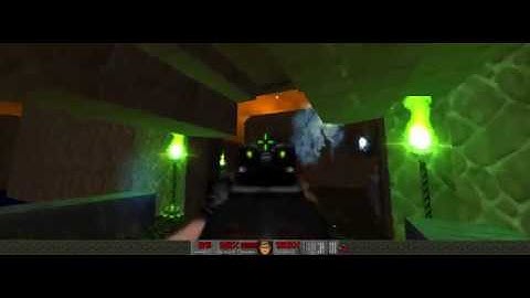 Doom 2 Level 14 The Inmost Dens BRUTAL DOOM version 21 with metal music in ultra widescreen