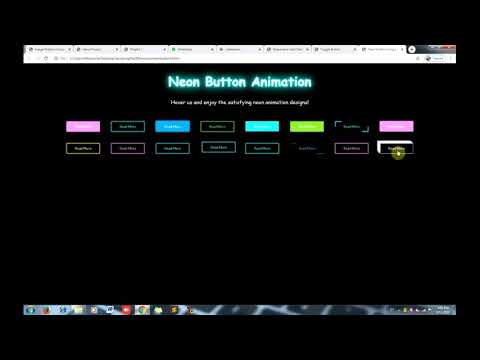 #html #css #hovereffect.    Neon Button Animation hover effect using css || Ar Tutorial By:Ankur Raj