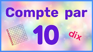 Count By 10S In French Compte Par Bonds De 10 Jusquà 100 Count In French Numbers In French