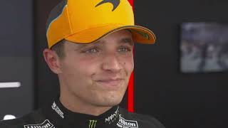 Happy for Oscar Lando Norris Post-Race Interview | F1 Hungary Grand Prix