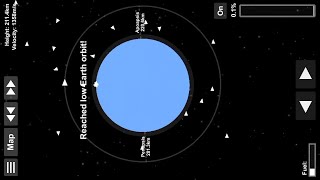 How to make an Orbit with Earth | SpaceFlight Simiulator screenshot 1