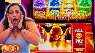 Buffalo Super Rush Slot - can we get a Quad Pop!