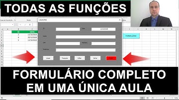 Formulário de Cadastro de Clientes com Excel VBA (COMPLETO e SIMPLES)