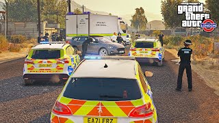 BOMB THREAT outside Police Station! | GTA 5 UK Police LSPDFR Mod screenshot 5