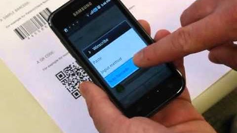 Barcode Tech Demo - Winscribe Digital Dictation for Android app