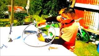 How To Build A Drift Trike Front Wheel  26inch Mountain Bike Rear Wheel  By JACEonDRIFT