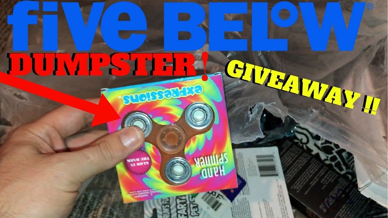 Five Below Dumpster Score! Fidget Spinner! + Giveaway Time!!