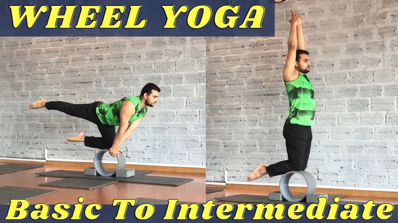 39-Minute Yoga With Wheel Sequence Class || Basic To Intermediate With Master Sourav || Kiows.