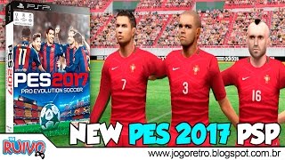 O ORIGINAL PES 2017 PARA PPSSPP 