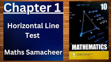 What is the Horizontal line test? | Class 10 Maths Samacheer Chapter 1 #boardexam #10thmaths