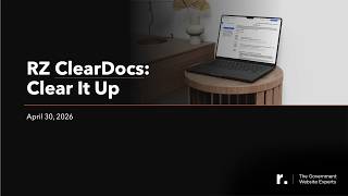 RZ ClearDocs: Modernize Document Delivery &amp; Reduce Accessibility Risk