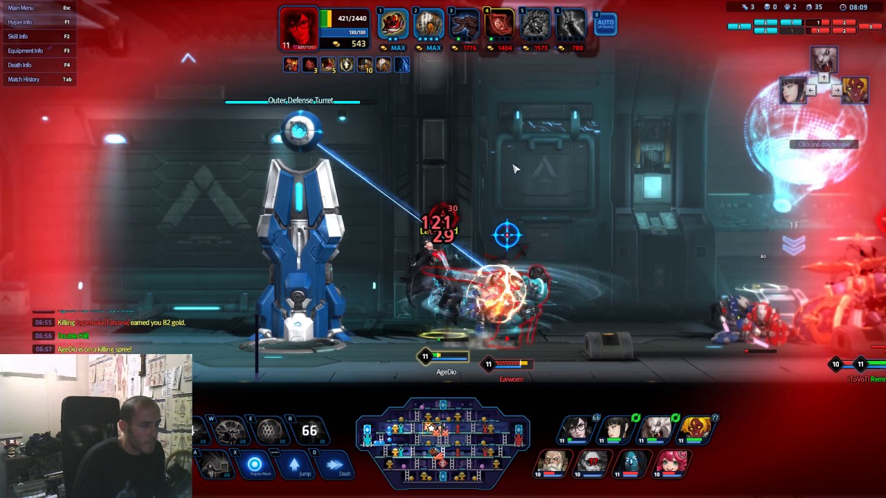 Hyper Universe - Closed Beta - Cain Support Gameplay #1