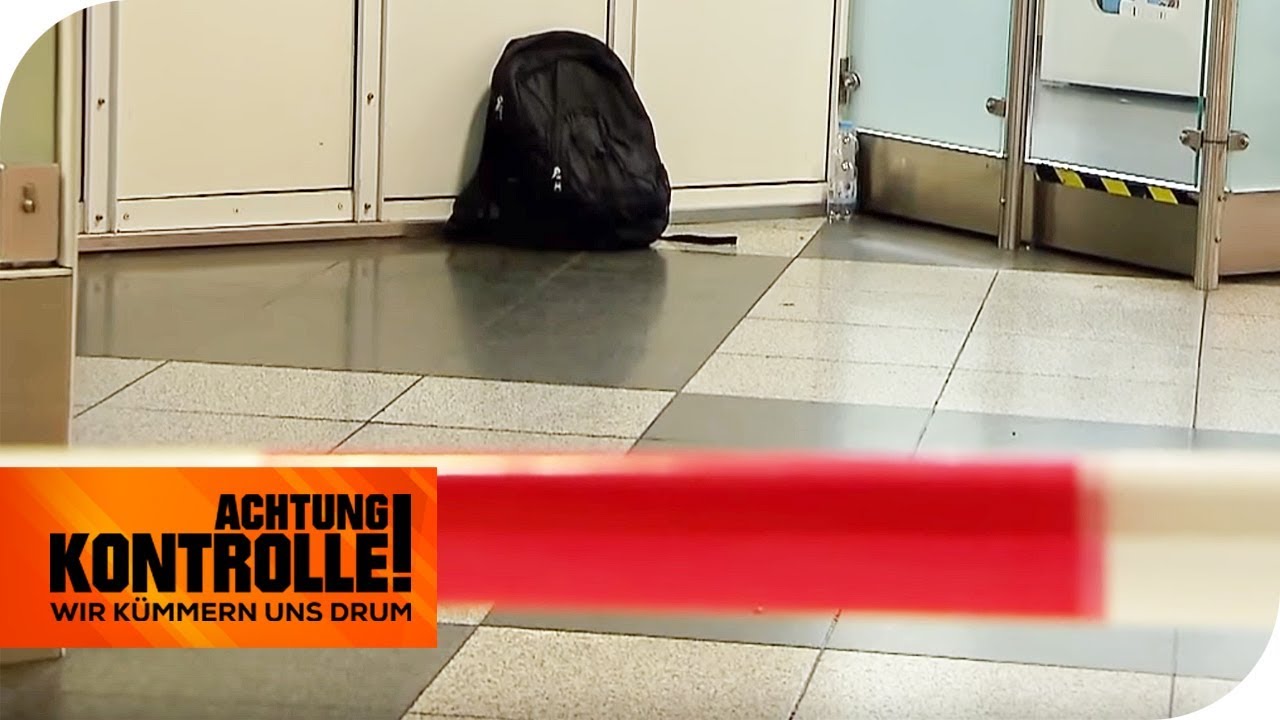 BOMBENALARM - Herrenloser Rucksack am Flughafen München | Achtung Kontrolle | kabel eins