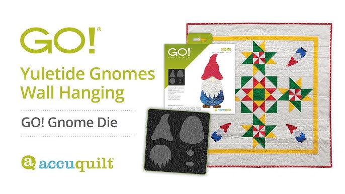 GO! Rainy Day Gnome Embroidery by V-Stitch Designs - AccuQuilt