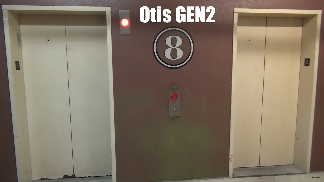 Otis GEN2 Traction Elevators at the Bank St Garage in Norfolk, VA
