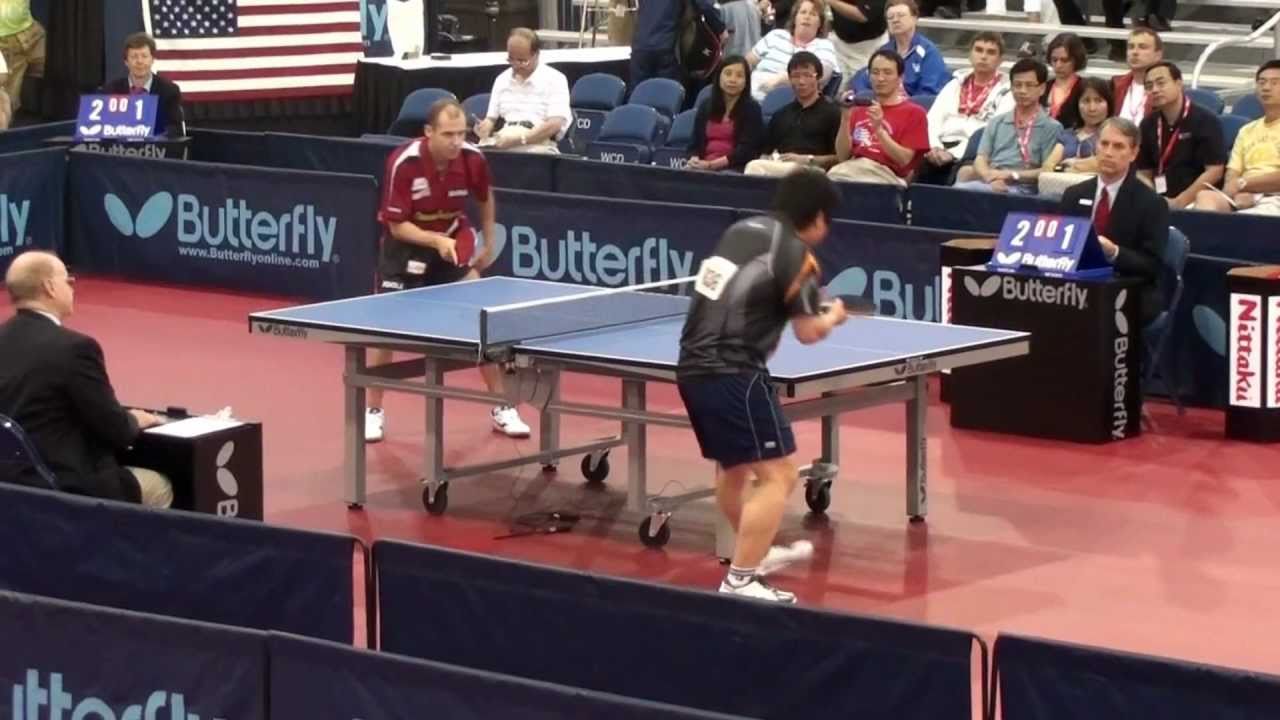 2011 U.S. Table Tennis Open Men's Singles Final Part 1 YouTube