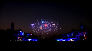 3500 Drone Light Show at Rashtrapati Bhavan by BotLab Dynamics